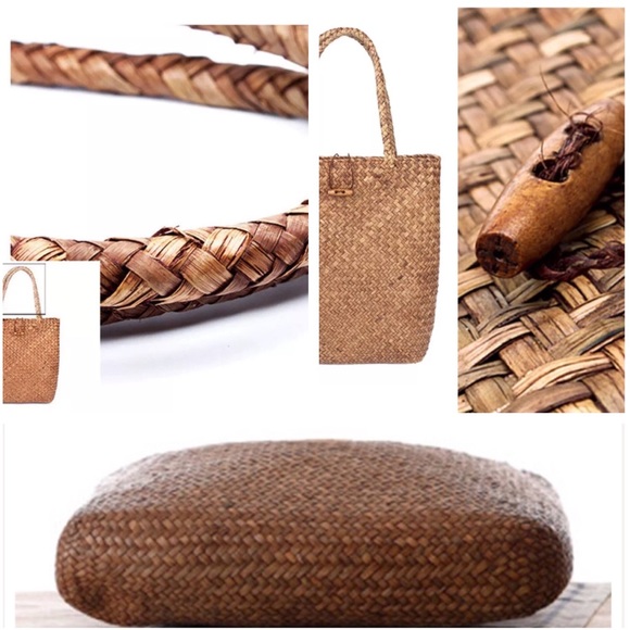 Rattan Straw Beach/Shopper Tote - Picture 7 of 8